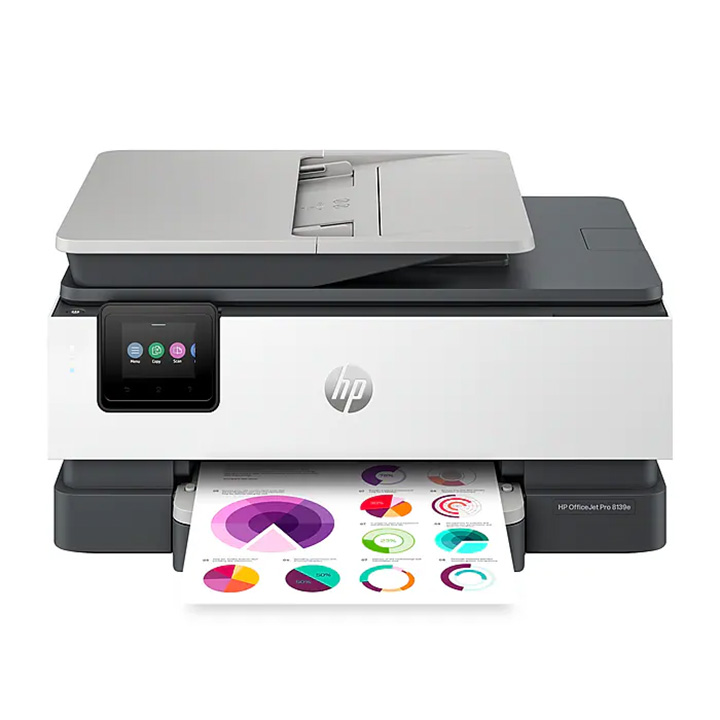 HP OfficeJet Pro 8139e Wireless Color All-In-One Printer, Scan, Copy, Fax, 1 Year Free Instant Ink
